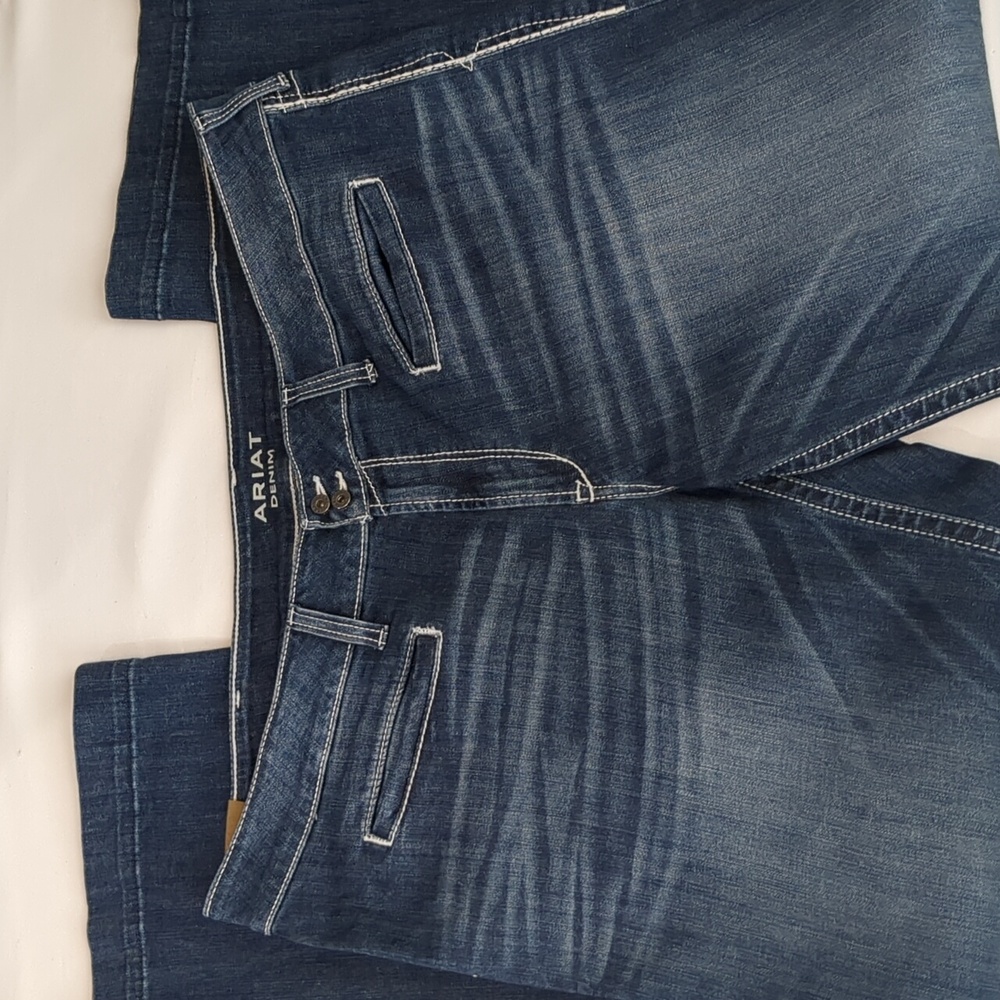 Ariat Women's Straight Leg Jeans - Blue - Picture 8 of 16